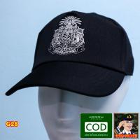 ราคา หมวกตำรวจ สีดำ ปักตรา แผ่นดิน หลังปัก ROYAL THAI POLICE (21728680934)