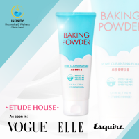 ราคา Etude House Baking Powder Cleansing Foam 160ml cleaning cleansing foam for acne sensitive dry oily skin dark spots pimples whitening brightening (12883436846)