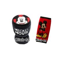 ราคา หุ้มเกียร์ หุ้มเบรคมือ ชุดคู่ 2 ชิ้น Doraemon Badbadtz Mickey mouse (21246134480)