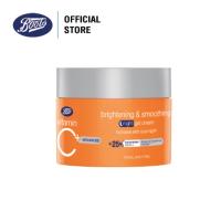 ราคา Boots Vitamin C Brightening Smoothing Night Gel Cream บู๊ทส์ วิตามิน ซี แอดวานซ์ ไบร์ทเทนนิ่ง แอนด์ สมูทติ้ง ไนท์ เจล ครีม 50 มล (729574720)