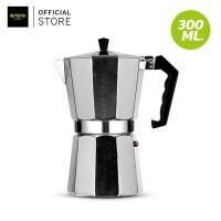 ราคา หม้อต้มกาแฟอลูมิเนียม Moka Pot กาต้มกาแฟสด แบบพกพา หม้อต้มกาแฟแรงดัน ขนาด 6 ถ้วย 300 มล MOKA POT 6 cup (18213280387)