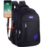 ราคา QFDI ฉบับภาษาเกาหลีกระเป๋าเป้สะพายหลังมัธยมต้นกระเป๋านักเรียนความจุสูงนักเรียนชาย กระเป๋าสะพายสีดำ (20473933903)