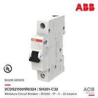 ราคา ABB SH201 C32 ลูกย่อยเซอร์กิตเบรกเกอร์ 32 แอมป์ 1 โพล 6kA ABB System M Pro 32A MCB Mini Circuit Breaker1P Breaking Capacity 6 kA สั่งซื้อได้ที่ร้าน ABB (9094137967)
