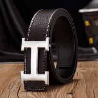 ราคา เข็มขัดผู้ชายOriginal HotHermesเข็มขัดหนังแท้Classic Simpleเข็มขัดลำลอง (19834129165)