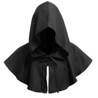ราคา BDF IJVBTV Cool Child Wizard Carnival Witch Devil Adult Hooded Cape Party Coat Short Cloak Hooded Cloak 1058 (20779871150)