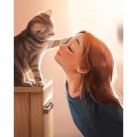 ราคา ระบายสีด้วยตัวเลข40 50ซม กรอบรูปดีไอวายระบายสีด้วยมือภาพวาดสีน้ำมันรูปแมวน่ารักการบีบอัดมือวาดด้วยมือการตกแต่งของขวัญวันเกิดชีวิตในบ้าน (17248870249)