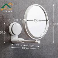 ราคา JUNE Shopping กระจกแต่งหน้าติดผนัง กระจกติดผนังหมุนได้360องศา (21036835965)