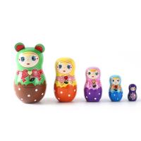 ราคา COD 5Pcs Set วาดสี ตุ๊กตา Matryoshka สำหรับเด็กผู้หญิง สาวญี่ปุ่น งานฝีมือการท่องเที่ยว ตุ๊กตาไม้ซ้อน ของเล่นตุ๊กตา Matryoshka ทำจากไม้ น่ารักน่ารักๆ ตุ๊กตาสาวรัสเซีย ของตกแต่งบ้าน (21264118399)