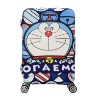 ราคา 20 24 26 28 นิ้ว Doraemon ผ้าคลุมกระเป๋าเดินทางผ้ายืดลาย (19076644214)