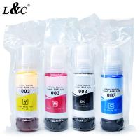 ราคา สต็อกพร้อม L C 003 หมึกเติม Refill Ink Tank Bottle สำหรับ Epson L3110 L3210 L3216 L3150 L3250 NO 003 300 (21453045775)