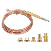 ราคา Universal Gas Stove Thermocouple with 5Pcs Nuts Heating Gas Burner Replacement Thermocouple Adaptor (20142991829)