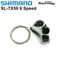 ราคา Shimano Tourney SL TX50คันเกียร์3X6S 3X7S 3V 6V 7V 18 21สปีด TX50สายเกียร์ Shifters SL TX50 Shifter Switch (13119172049)