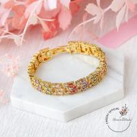 ราคา พร้อมส่ง สร้อยข้อมือเพชรสวิส CZ ข้อมือพลอยสีแดง ทับทิมสยาม เพชรสวยหรูดูดี ใส่ออกงาน ใส่เที่ยว วิ้งวับ ไม่ลอก ไม่ดำ แบบเยอะ ลายเยอะ (6489896260)