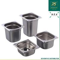 ราคา NTS GN PAN ถาดอุ่นอาหาร อ่างอุ่นอาหาร ถาดสแตนเลส GN1 6 กว้าง162 x ยาว176 มม NTS1 GN16 (7395373784)