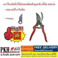 ราคา ค่าส่งฟรี กรรไกรตัดกิ่ง ปากเหล็กกล้าแข็งอย่างดี แถมใบมีด สปริงสำรอง รุ่นMS 850 ยี่ห้อ SOGO 1อัน ถูกส่งฟรี (18499020318)
