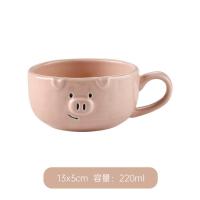 ราคา จาน จานหมูชมพู ชาม ถ้วยเซรามิค ลายหมู สีชมพู น่ารัก ทนความร้อน เข้าไมโครเวฟได้ น่ารักมาก (21135717927)
