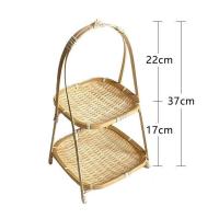 ราคา ไม้ไผ่ยืนขนมเค้กแต่งงานยืนจานคุกกี้ซูชิโต๊ะขนมขนมขนมถาดขนมปังตะกร้า (21614763850)