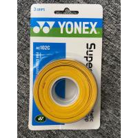 ราคา Yonex กริป AC102EX AC102C 3ชิ้นใน1ม้วน แพ็ค Yonex ด้ามจับเทนนิสโอเวอร์กริ๊ปสังเคราะห์ Super Grap (17572759365)
