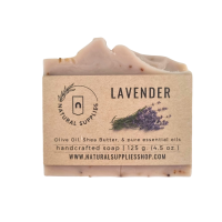 ราคา Lavender Natural Handmade Soap สบู่แฮนด์เมดธรรมชาติกลิ่นลาเวนเดอร์ กลิ่นหอมจากน้ำมันหอมระเหยแท้ by Natural Supplies (21477465971)