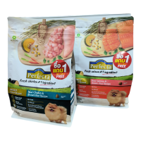 ราคา อาหารสุนัข Perfecta 1kg โปรโมชั่น 1แถม1 รสไก่ 1ถุง รสแซลมอน1ถุง (21564554820)