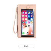 ราคา กระเป๋าใส่โทรศัพท์มือถือสำหรับผู้หญิงกระเป๋าเงินแฟชั่นหน้าจอสัมผัสกระเป๋าสตางค์ใบยาวแบบบาง (10490301780)