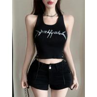 ราคา เสื้อกล้ามไหมพรม สีขาวดำ เท่ๆ ผ้าร่องใส่สบาย HM006 (21689239776)