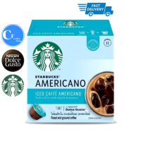 ราคา กาแฟแคปซูล STARBUCKS ICE AMERICANO BY NESCAFE DOLCE GUSTO (21535210502)