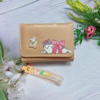 ราคา P01 กระเป๋าสตางค์ผู้หญิง กระเป๋าสตางค์กระเป๋าสตางค์ผู้หญิงใบสั้น 3 พับ (21333920805)