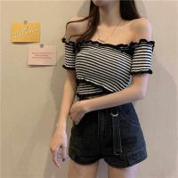 ราคา พร้อมส่ง เสื้อปาดไหล่ เสื้อเปิดไหล่ สม็อกไขว้หน้า งานสวยผ้า ใส่นุ่มสบายไม่คัน เสื้อไหมพรมปาดไหล่ (21567838199)