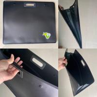 ราคา กระเป๋าเอกสาร ขยายข้าง กระเป๋าหนัง กระเป๋านักเรียน ขนาด A3 A4 ใส่โฉนดที่ดิน กระดาษ สมุด (21432680834)