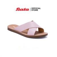 ราคา Bata บาจา รองเท้าแตะส้นแบน รองเท้าแตะแฟลต รองเท้าแตะลำลอง สำหรับผู้หญิง รุ่น Leo สีชมพูดัสตี้ 5615173 (14810866881)