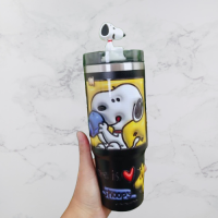 ราคา แก้วลายการ์ตูนเก็บความเย็น KT001 แก้วเยติ แก้วน้ำเก็บอุณหภูมิร้อน เย็นพร้อมจุกปปิดฝาสุดน่ารัก แก้วน้ำสแตนเลส ขนาด 30oz 890ml (21395776301)