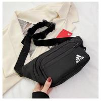 ราคา พร้อมส่ง ADIDASกระเป๋าคาดอก กระเป๋าคาดเอว มีหลายช่องและจุของได้เยอะ ลำลองสำหรับผู้ชายผู้หญิง ขนาด ความกว้าง32cm สูง13cm (19501169595)