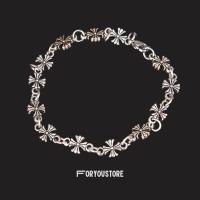 ราคา สร้อยคอโครมฮาร์ท พรีเมียม Chrome Hearts Necklace GD สร้อยโครมฮาร์ท (21474377330)