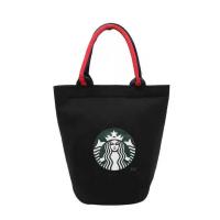ราคา พร้อมส่งจากไทย Starbucks Tote Bag กระเป๋าผ้าแคนวาสทรงกลมสำหรับผู้หญิง ขนาดกว้าง27x17x27ซม (20198944727)