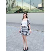 ราคา ชุดเซทช้าง ฮิตมากกก เสื้อ กางเกง อก32 40 เอวยึดถึง40 สะโพก40 กางเกงผ้าไหมอิตาลี (21418982657)