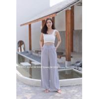 ราคา รุ่น N1 กางเกงทรงขากระบอกใหญ่ ตะขอหน้าซิปหน้า เอวสูง ผ้าฮานาโกะ ผ้านาโน พร้อมส่ง S 2XL มีเก็บปลายทางนะคะ (19598061367)