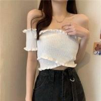 ราคา พร้อมส่ง เสื้อปาดไหล่ เสื้อเปิดไหล่ สม็อกไขว้หน้า งานสวยผ้า ใส่นุ่มสบายไม่คัน เสื้อไหมพรมปาดไหล่ (21567838194)