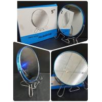 ราคา กระจกเงาตั้งโต๊ะขนาด 5 นิ้ว กรอบโครเมี่ยม 2ด้าน ขนาด ปกติ และด้านขยาย 3 เท่า (12959531637)