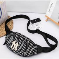 ราคา กระเป๋าคาด เอว กระเป๋าคาดอกNy ปรับ สาย สั้น ยาวได้ ใบใหญ่พร้อมใบเล็กปักลาย (21552686545)