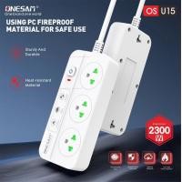 ราคา ปลั๊กไฟ ONESAM รุ่น OS U15 PLUGTHAI เต้ารับ 3 ช่อง 2300W มีสวิตซ์ ยาว 25 เมตร สีขาว (21367504042)
