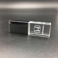 ราคา แฟลชไดร์ฟ USB โลโก้รถคริสตัลเรืองแสง Flash drive 128GB 64GB 32GB 16GB รูปแบบโลโก้รถ Volkswagen Mercedes Benz Audi Honda (21327105025)