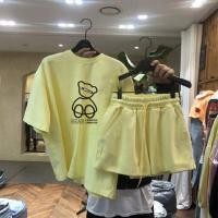 ราคา YIYI SHOP แฟชั่นชุดลำลองผู้หญิง ชุดเซต 2ชิ้น เสื้อแขนสั้น กางเกงขาสั้น พิมพ์ลาย สไตส์เกาหลี (8860429351)