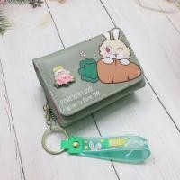 ราคา P02 กระเป๋าสตางค์ผู้หญิง กระเป๋าสตางค์กระเป๋าสตางค์ผู้หญิงใบสั้น 3 พับ (21333952129)