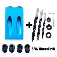 ราคา 14 Pcs Pockethole เครื่องมือจิ๊กเอียง Joint หัวเจาะสกรูขนาดเล็กสำหรับ DIY งานไม้พร้อม Dowel (2230896963)