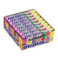 ราคา Mentos เมนทอส ลูกอมเรนโบว์รสผลไม้ ชนิดแท่ง 37 กรัม x 24 แท่ง UU Shop (18509777421)