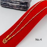 ราคา สร้อยคอ2กษัตริย์ หนัก2สลึง ชุบทอง 24K เลือกแบบสวยๆได้เลย (21021202308)