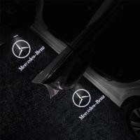 ราคา ไฟโคมไฟ LED ส่องสว่างโลโก้ประตูรถยนต์ Mercedes Benz 2ชิ้นสำหรับรถเบนซ์ W204 C180 C200 C230 C260 C280อุปกรณ์ C300 (18926823044)