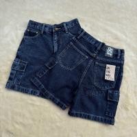 ราคา กางเกงยีนส์ขาสั้น กางเกงยีนส์คาร์โก้ เอวสูง ทรงเท่ๆไม่สั้นมาก มีสีสโนว์ดำ สโนว์ฟ้า (21533020756)