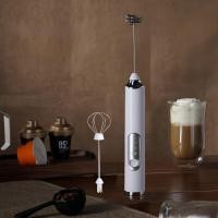 ราคา 2in1 Hand Blender Frother egg beater adjustable 3 level USB charging egg beater bakeware แบบเดียวกันกับชาร์ป เครื่องปั่นมือถือ เครื่องตีไข่ (21452072629)